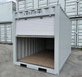 12-Fuß-Lagercontainer mit Gabeltaschen und Rolltor