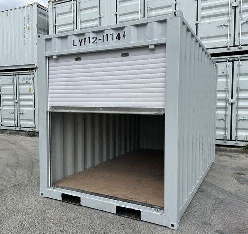 12-Fuß-Lagercontainer mit Gabeltaschen und Rolltor