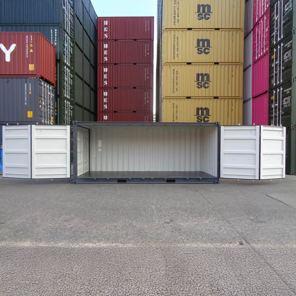 20-Fuß-Container mit offener Seite – Gebraucht