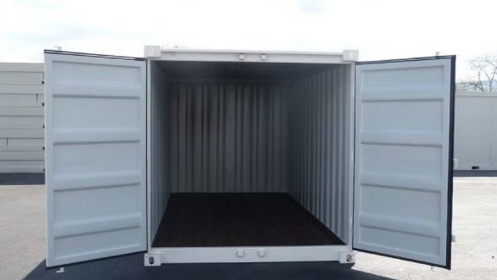 15-Fuß-Lagercontainer – Weiß