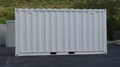 15-Fuß-Lagercontainer – Weiß