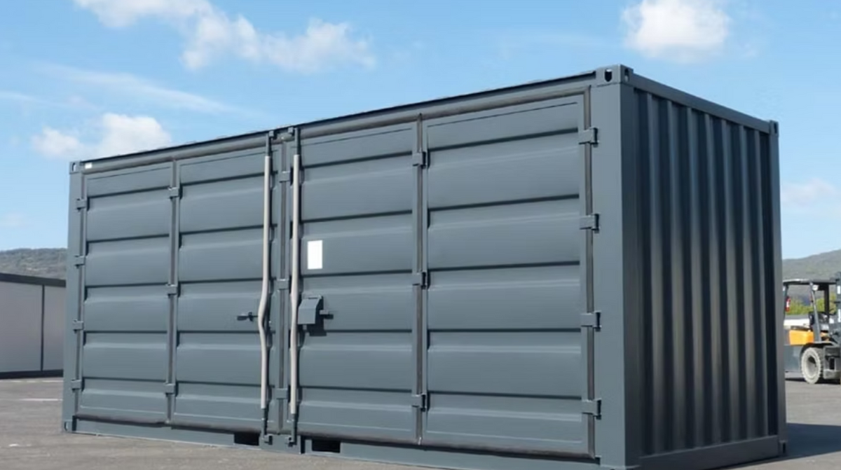 20-Fuß-Lagercontainer mit offener Seite