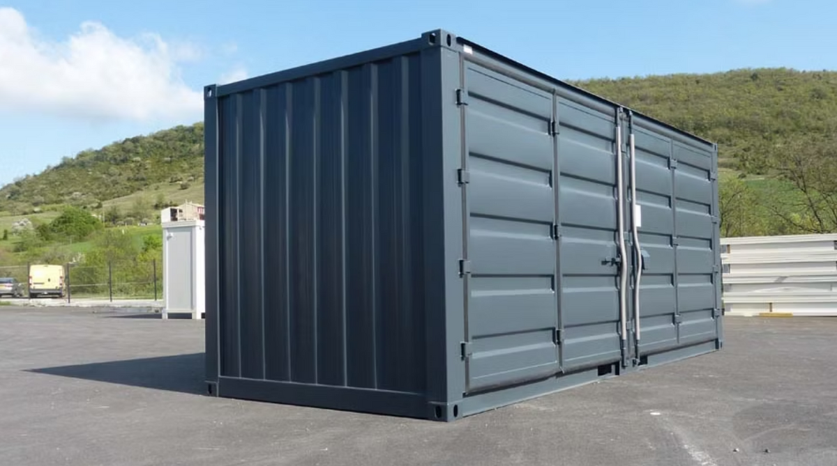 20-Fuß-Lagercontainer mit offener Seite