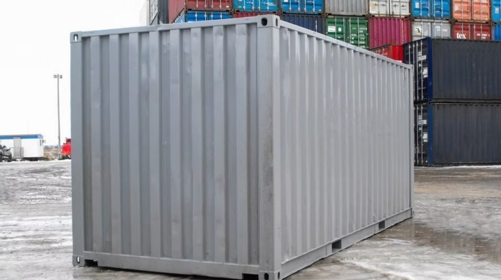 Gebrauchter 20-Fuß-Lagercontainer mit Rolltüren