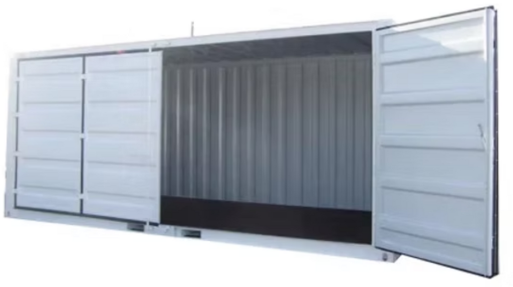 Neuer 20-Fuß-Lagercontainer mit offener Seite