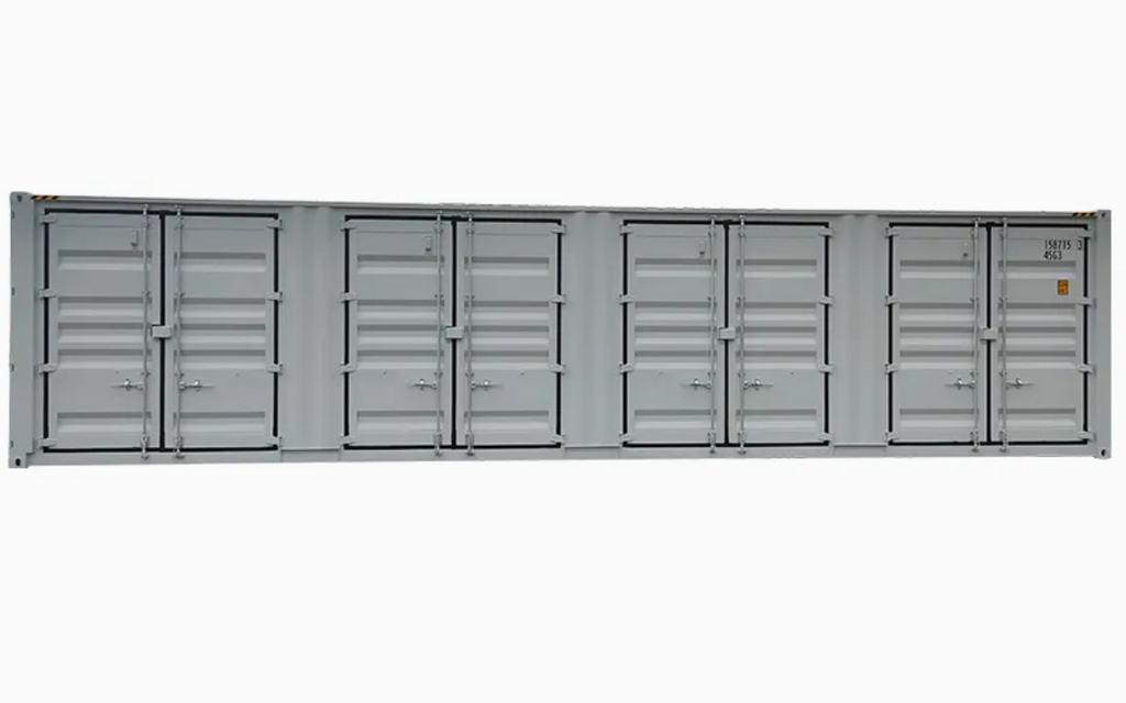 40-Fuß-Lagercontainer – Open Side – Gebraucht