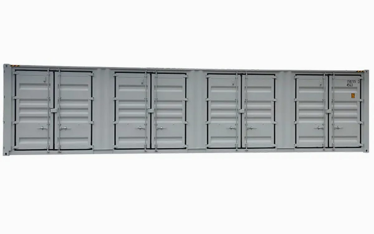 40-Fuß-Lagercontainer – Open Side – Gebraucht