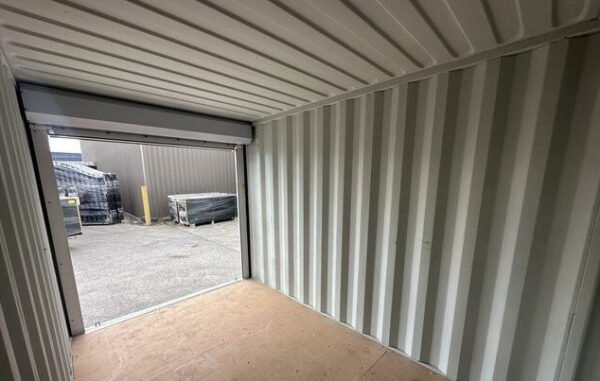 12-Fuß-Lagercontainer mit Gabeltaschen und Rolltor
