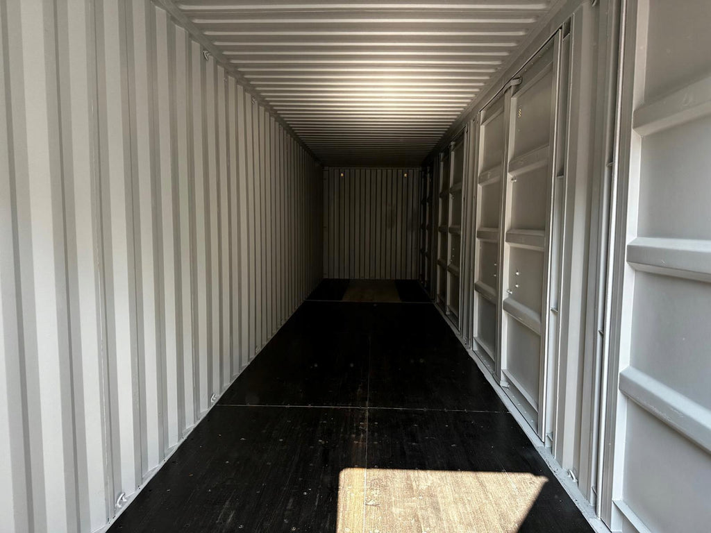 40-Fuß-Lagercontainer – Open Side – Gebraucht
