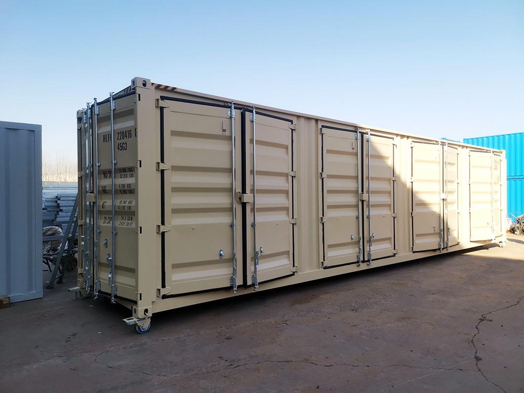 40-Fuß-Lagercontainer – Open Side – Gebraucht