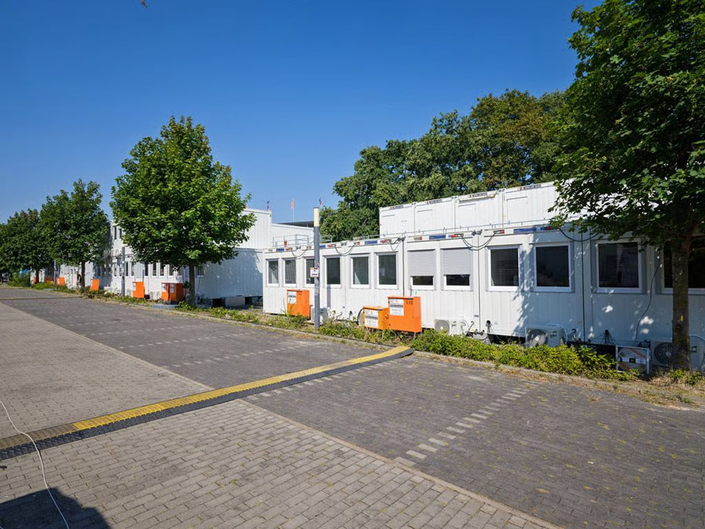 Modulare Containeranlage für die Leichtathletik-EM